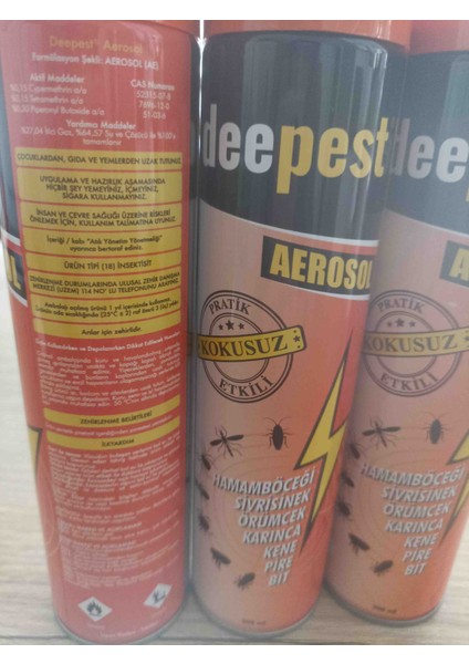 Deepest Aerosol 3 Adet fiyatları