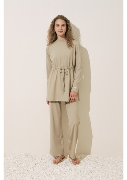 Beli Ayarlamalı Tesettür Mayo Yeşil indirimleri