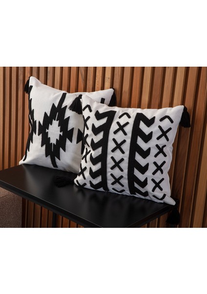 Punch Kırlent Kılıfı Nakış Işlemeli Desenli Kırlent Kılıfları modelleri