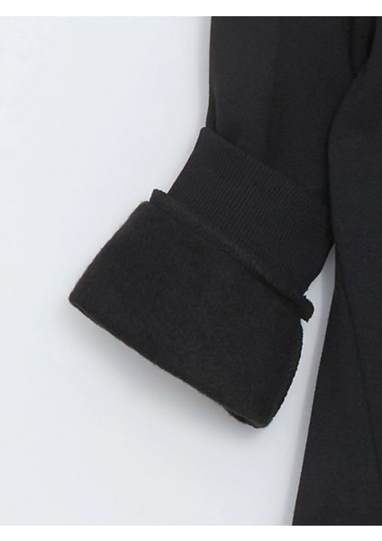 Lcw Kids Siyah Kapüşonlu Kız Çocuk Elbise indirimleri