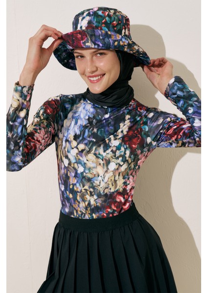 Eşarp Detaylı Bucket Şapka Color Palette modelleri