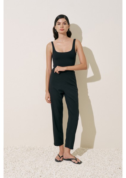 Düz Kesim Mayo Pantolon Siyah modelleri