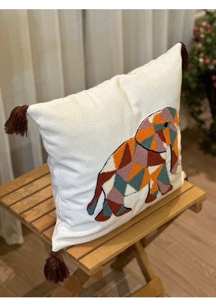 Punch Kırlent Kılıfı Nakış Işlemeli Desenli Kırlent Kılıfları modelleri