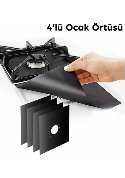 Mithra Life 4 Lü Ocak Koruyucu Ped Örtüsü MIT1194