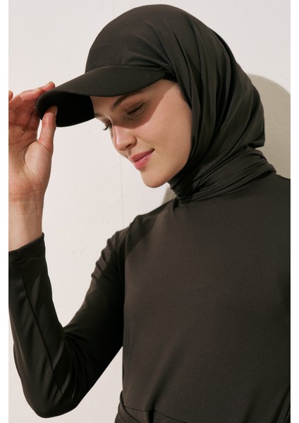 Cap Şapkalı Mayo Şal Kahverengi fiyatları