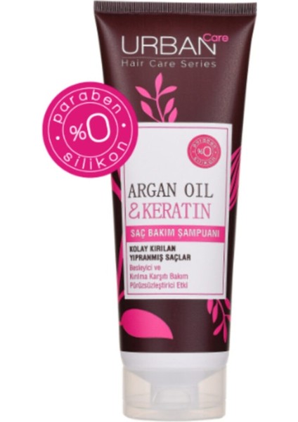 Care Argan Yağı&keratin Içeren, Besleyici Kırılma Karşıtı Saç Bakım Şampuanı 250 ml