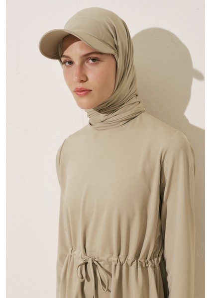 Cap Şapkalı Mayo Şal Yeşil modelleri