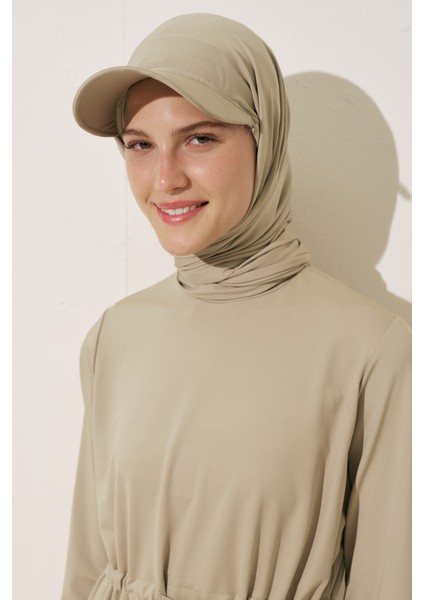 Cap Şapkalı Mayo Şal Yeşil fırsatları