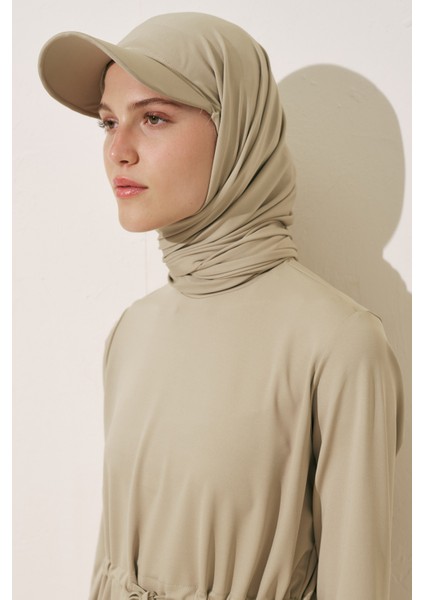 Cap Şapkalı Mayo Şal Yeşil indirimleri