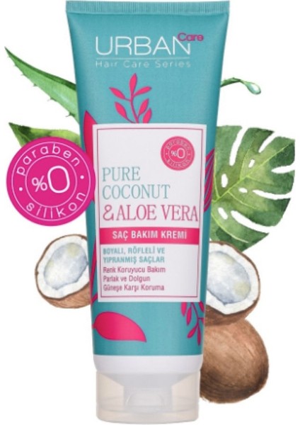 Care Saf Hindistan Cevizi Yağı ve Aloe Vera Içeren Saç Bakım Kremi 250 ml