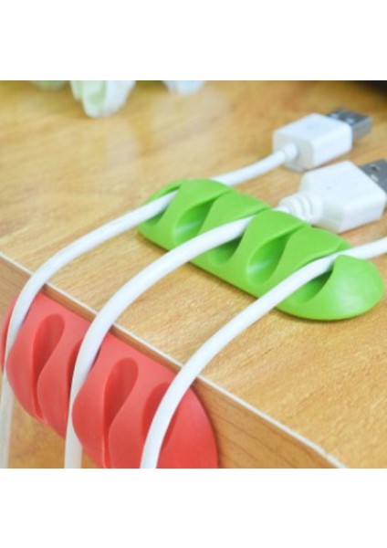 5 Kanallı Kablo Tutucu 3’lü Paket – Kabloları Düzenle, Dağınıklığı Önle!