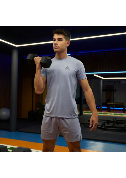 Indoor Gym Short T-Shirt Mavi fırsatları