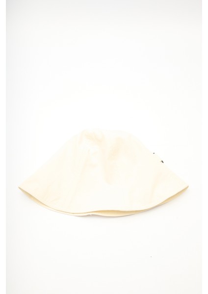 Lastik Detaylı Bucket Şapka Vanilya modelleri