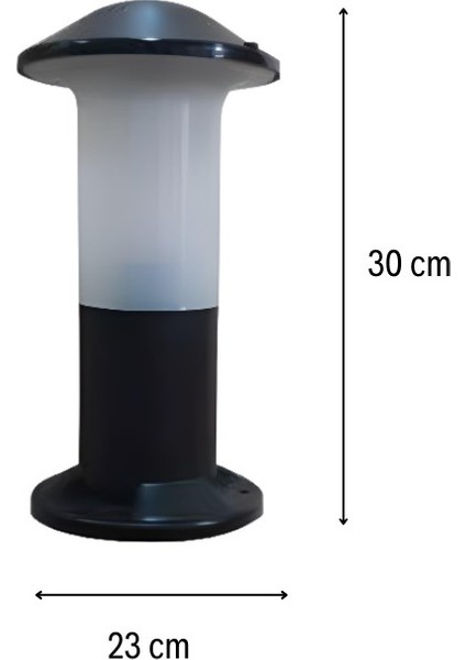 Mantar Set Üstü Direk 30CM Abs Plastik Aydınlatma Armatürü 9w Günışığı Ampul Dahil 13500 fiyatları