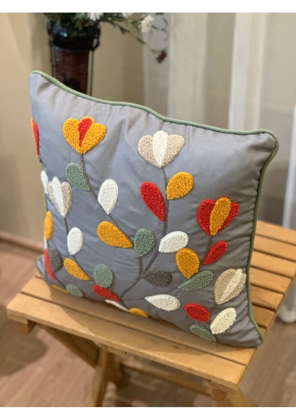 Punch Kırlent Kılıfı Nakış Işlemeli Desenli Kırlent Kılıfları fiyatları