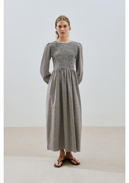 Pötikare Gipeli Elbise Kahverengi