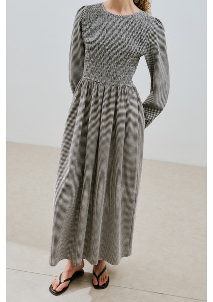 Pötikare Gipeli Elbise Kahverengi