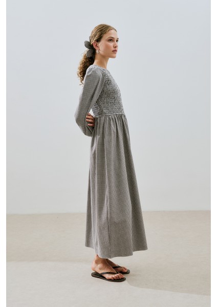 Pötikare Gipeli Elbise Kahverengi