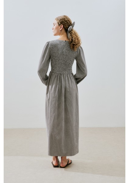 Pötikare Gipeli Elbise Kahverengi