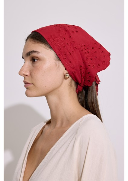 Brode Fular Kırmızı