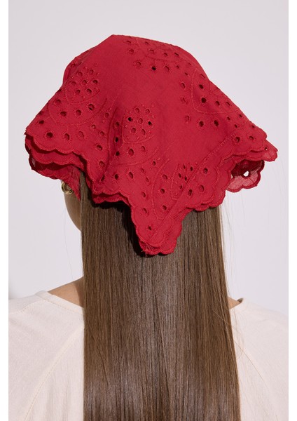 Brode Fular Kırmızı