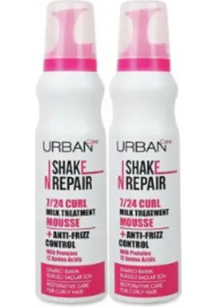 Care Shake N Repair 7/24 Curl Milk Bukle Belirginleştirici Kremsi Köpük Seti - 150 ml TE130028