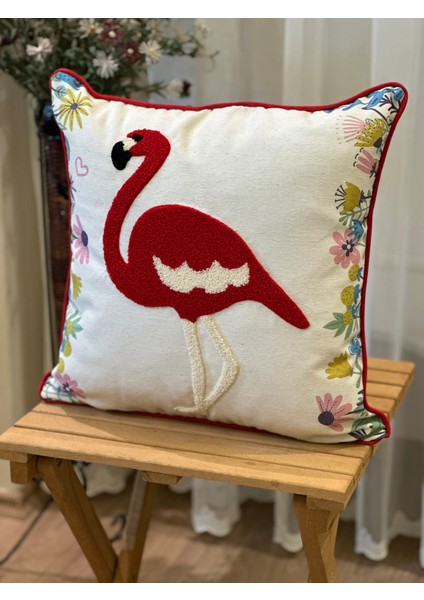 Punch Kırlent Kılıfı Nakış Işlemeli Desenli Kırlent Kılıfları