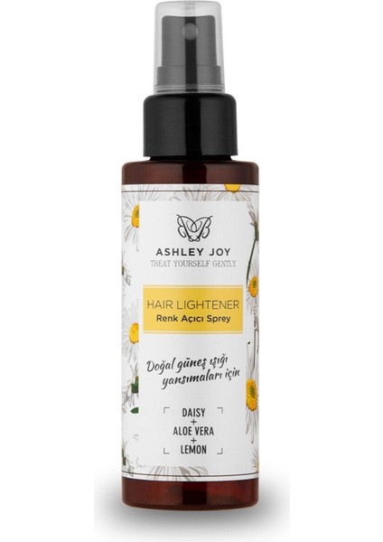 %100 Vegan Renk Açıcı Saç Spreyi 110 ml – Papatya, Limon ve Aloe Vera ile Onarıcı ve Parlak Görünüm, Günlük Kullanıma Uygun modelleri