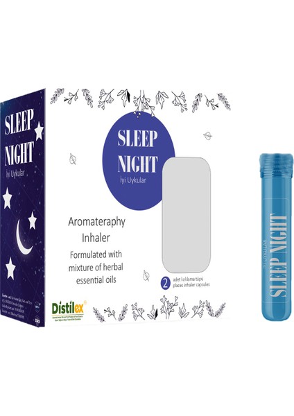 Sleep Night Inhaler Koklama Tüpü