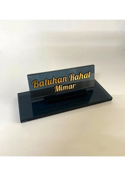 Masaüstü Kristal Isimlik Ofis Kalemlik C1