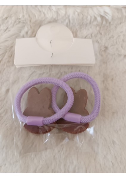 Labubu Model Çift Kulak Detay Trend Lastik Çocuk Tokası fiyatları