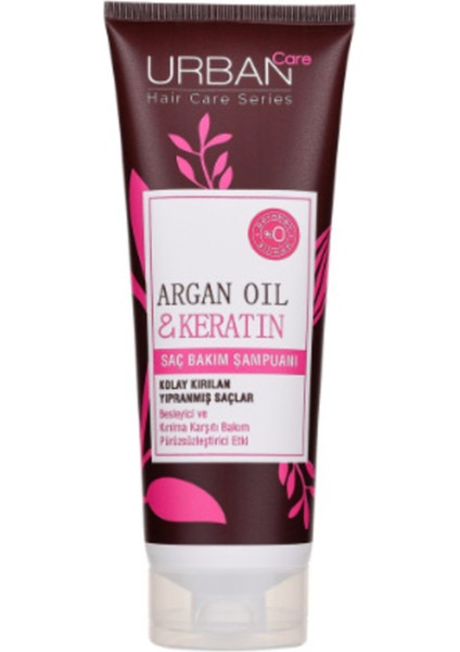 Care Argan Oil Keratin Saç Bakım Şampuanı 250 ml X2 Adet