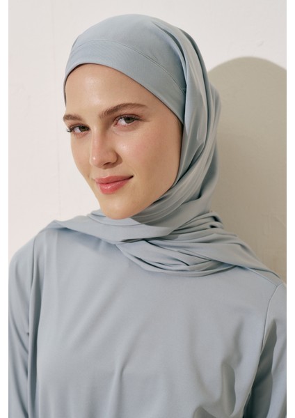 Bone Bağlamalı Mayo Şal Mavi