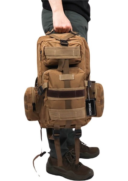 Camel Model Orta Boy 45 Lt Taktik Sırt Çantası – Dayanıklı, Su Geçirmez ve Çok Bölmeli Tasarım