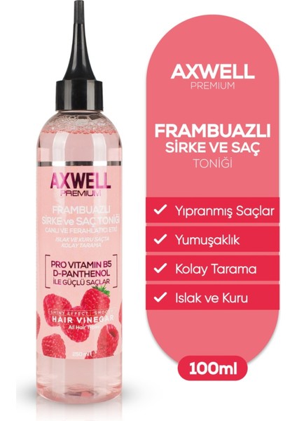 Frambuazlı Sirke ve Saç Toniği 250 ml – Doğal Nemlendirici, Elektriklenme Önleyici, Tüm Saç Tiplerine Uygun Günlük Bakım fiyatları