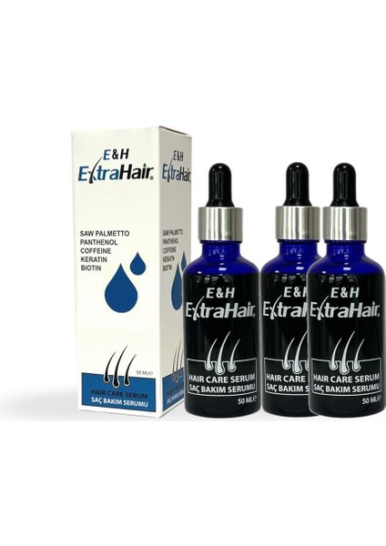 E&H EXTRAHAİR HAIRCARE SERUM 50 ML 3 ADET fiyatları