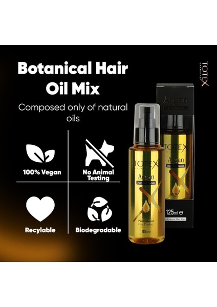 Argan Yağlı Saç Bakım Serumu 125 ml – Besleyici ve Onarıcı Etkiyle Pürüzsüz, Parlak Saçlar için Profesyonel Çözüm