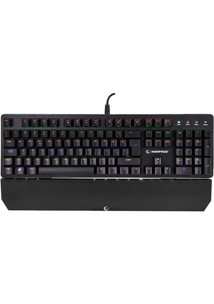 Rampage KB-R91 Optik Mekanik Su Geçirmez Lc Layout Optical Switch Oyuncu Klavyesi