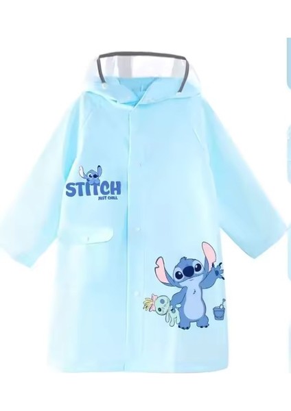 Stitch Su Geçirmez Şirin Yağmurluk