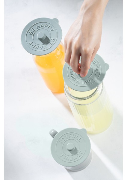 3 Adet Silikon Isı Koruyucu Bardak Kapağı Mavi modelleri