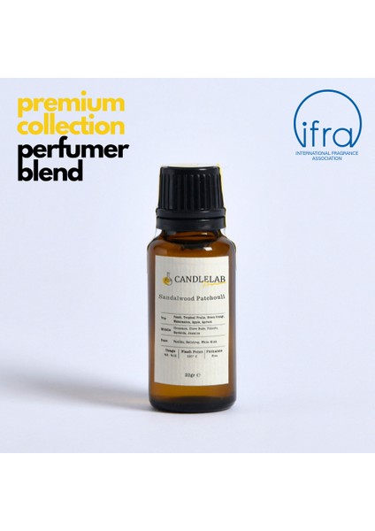 Sandalwood Patchouli Esansı 20 ml - Premium Collection - Ifra Sertifikalı fiyatları