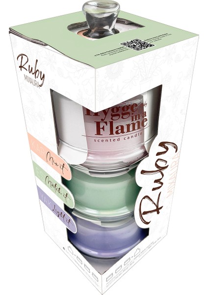 Mixaura Üç Kat, Tek Mum, Sonsuz Stil Şakayık Kokulu Mum 510gr. fırsatları