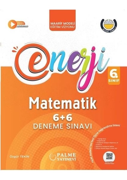 Palme 6.sınıf Enerji 6+6 Matematik Deneme Sınavı *yeni*