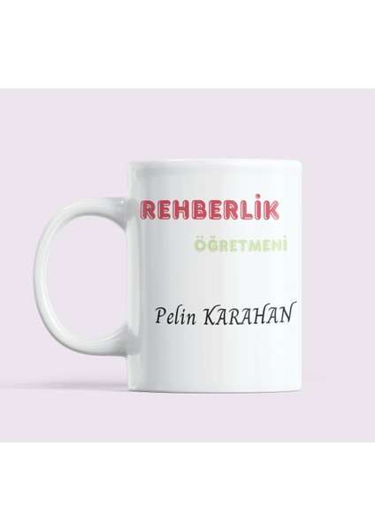 Rehberlik Öğretmeni Kişiye Özel Psikoloji Temalı Kupa Bardak