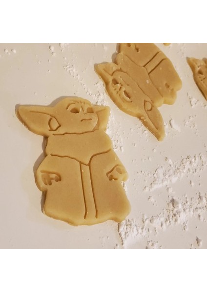 Bebek Yoda Kurabiye Kesici, Kurabiye Kalıbı T4063258 3D