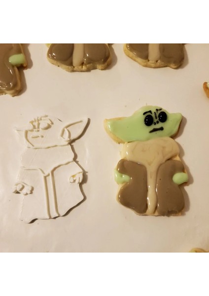 Bebek Yoda Kurabiye Kesici, Kurabiye Kalıbı T4063258 3D modelleri