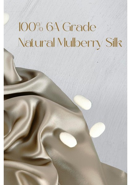 Zımasılk %100 Dut Ipeği Yastık Kılıfı, 50X75 Cm, Saç & Cilt Dostu, Gri fiyatları