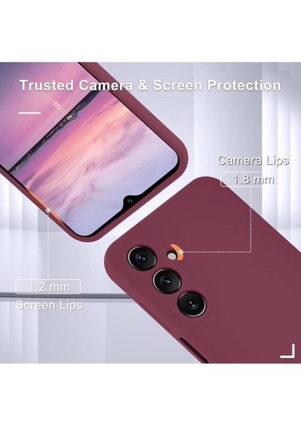 Samsung Galaxy A34 Kılıf Kadife Lansman Soft Yumuşak Liquid Silikon Kamera Korumalı Kapak Kilif modelleri