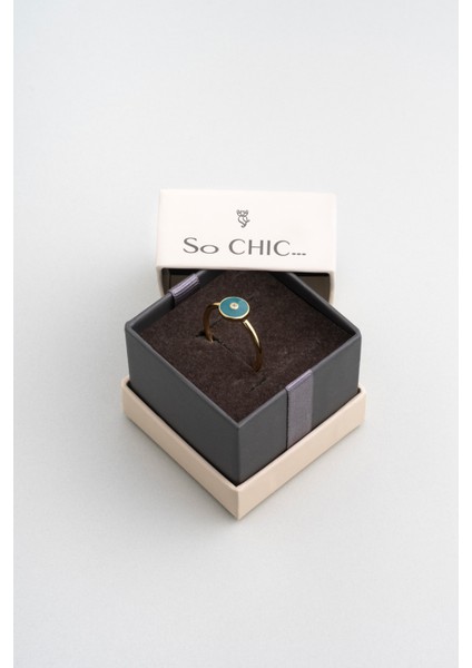 Minimal 18 Ayar Sarı Altın Kaplama Gümüş Yüzük indirimleri