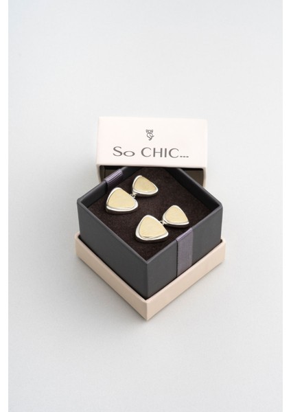 Lyra 18 Ayar Sarı ve Beyaz Altın Kaplama Sallantılı Gümüş Küpe indirimleri